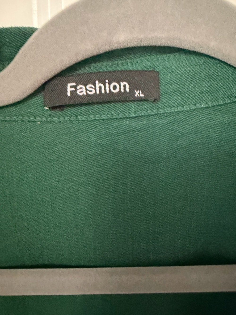 Dark Green Tiered Midi Dress with Waist Tie - Picture 2 of 5